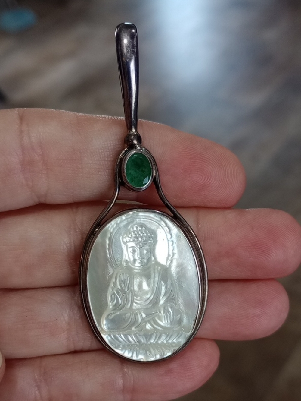 Mother Of Pearl Buddha